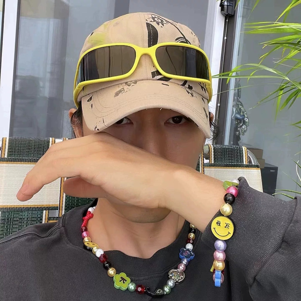 Salute KKKKKK Smiley Flower Necklaceネックレス NECKLACE 楽天市場 Tyga asap rocky