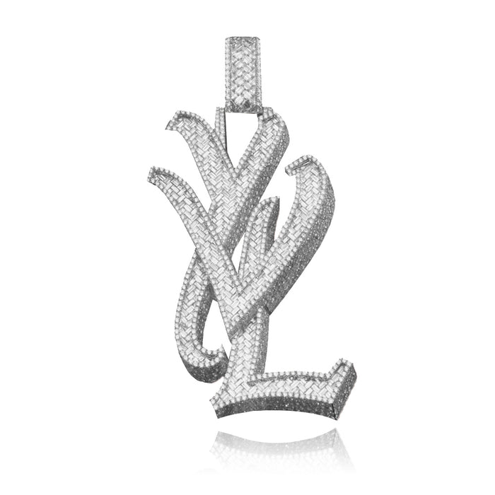 playboi carti yvl YOUNG VAMP LIFE custom necklace chain diamond exact design infinity link cuban link neclace chain diamonds