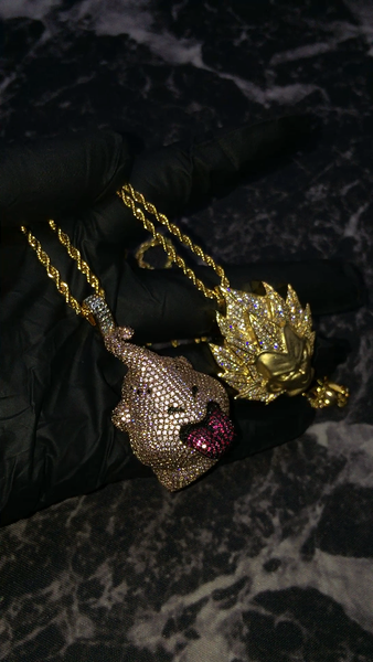 Vegeta Majinbuu pendant necklace with free matching chain dbz fans ...