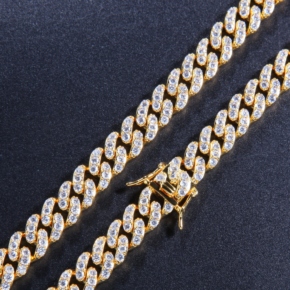 8mm cuban link ben baller ifandco vvs diamond necklace chain shopgld travis scott kylie jenner stormi