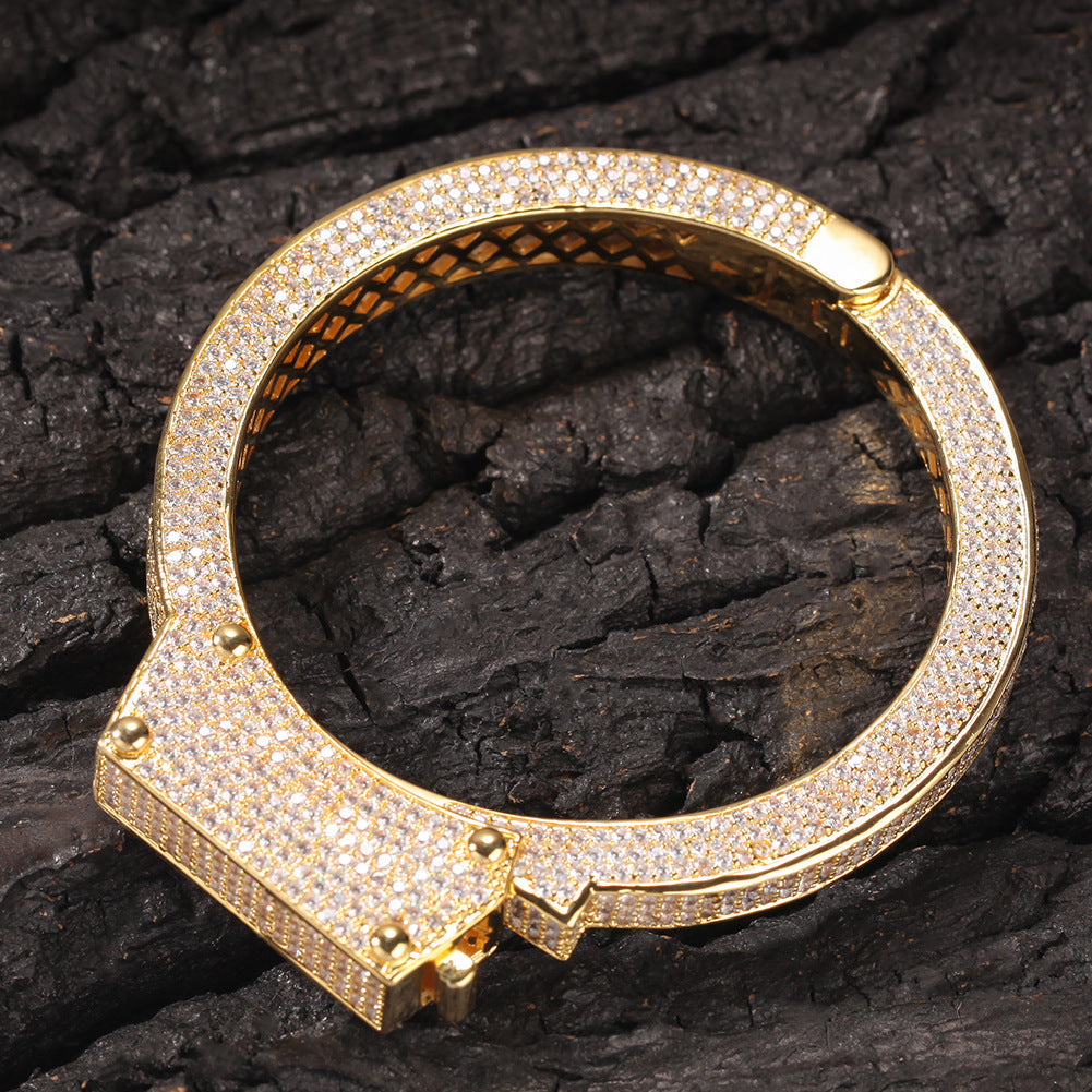 VENI Kada Bangle Silver Replica Adjustable Handcuff Women And Girls Chain  Bracelet : Amazon.in: Jewellery